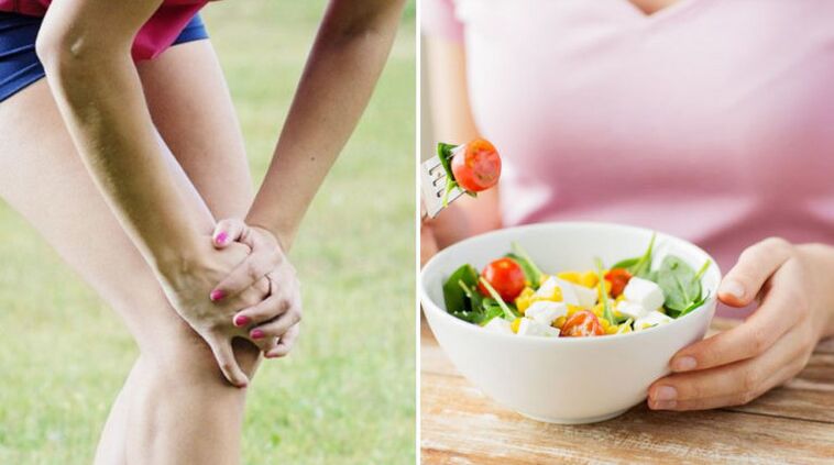 vegetable salad for osteoarthritis of the knee